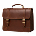 Porte-documents classique marron pour hommes