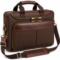 Sacoche pour Ordinateur Portable Marron avec Bandoulière