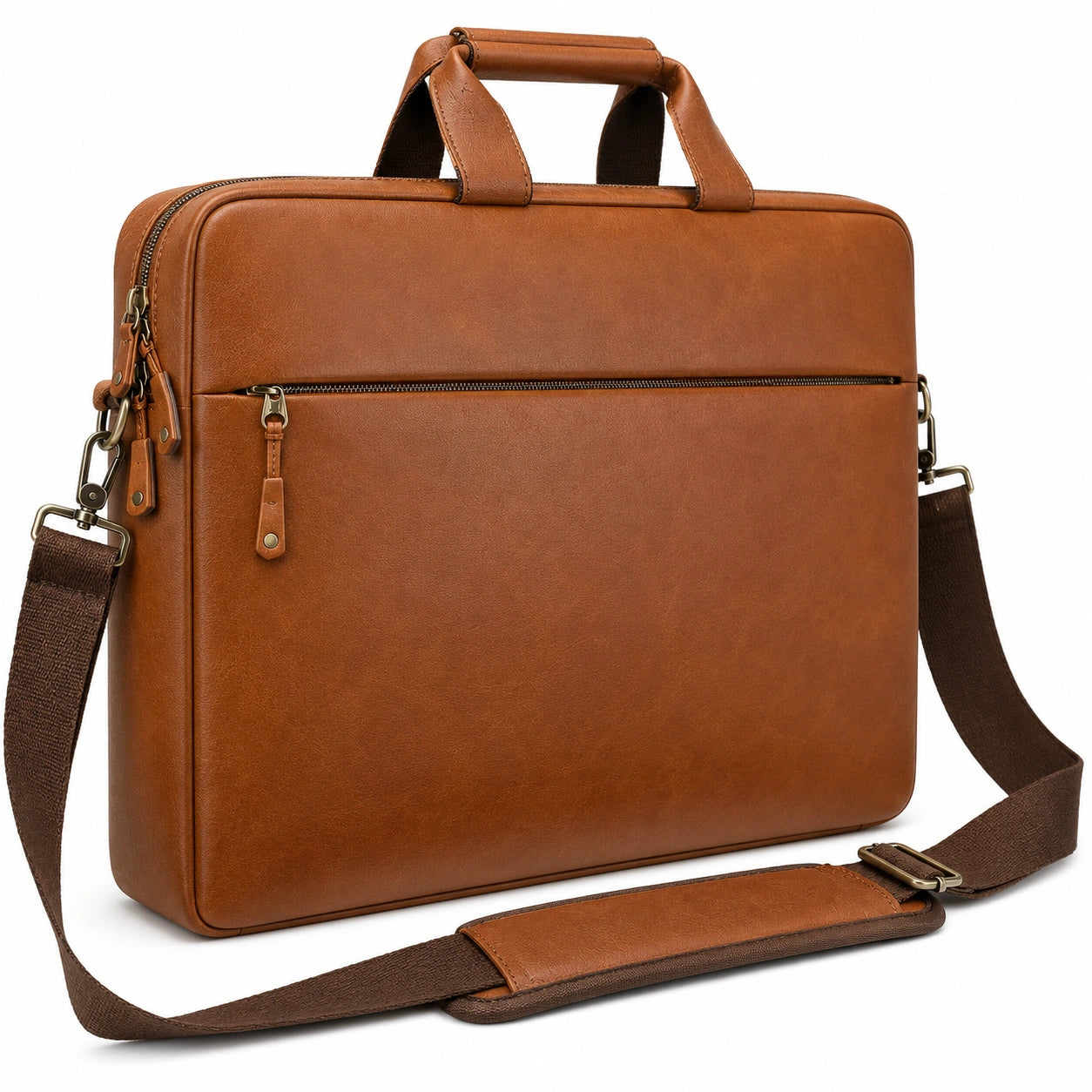 Sacoche pour ordinateur portable 15 pouces marron clair
