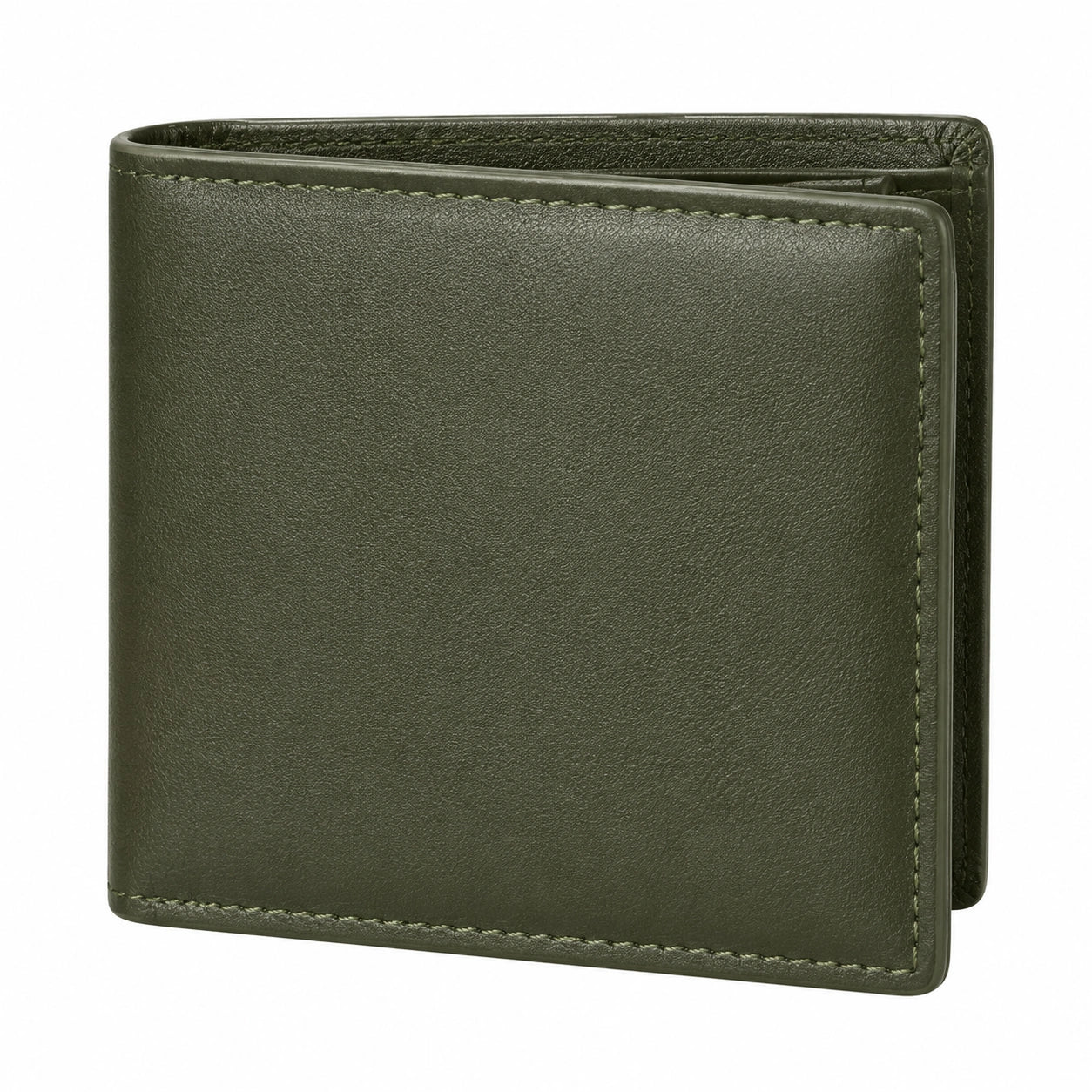 Portefeuille pliable unisexe vert olive