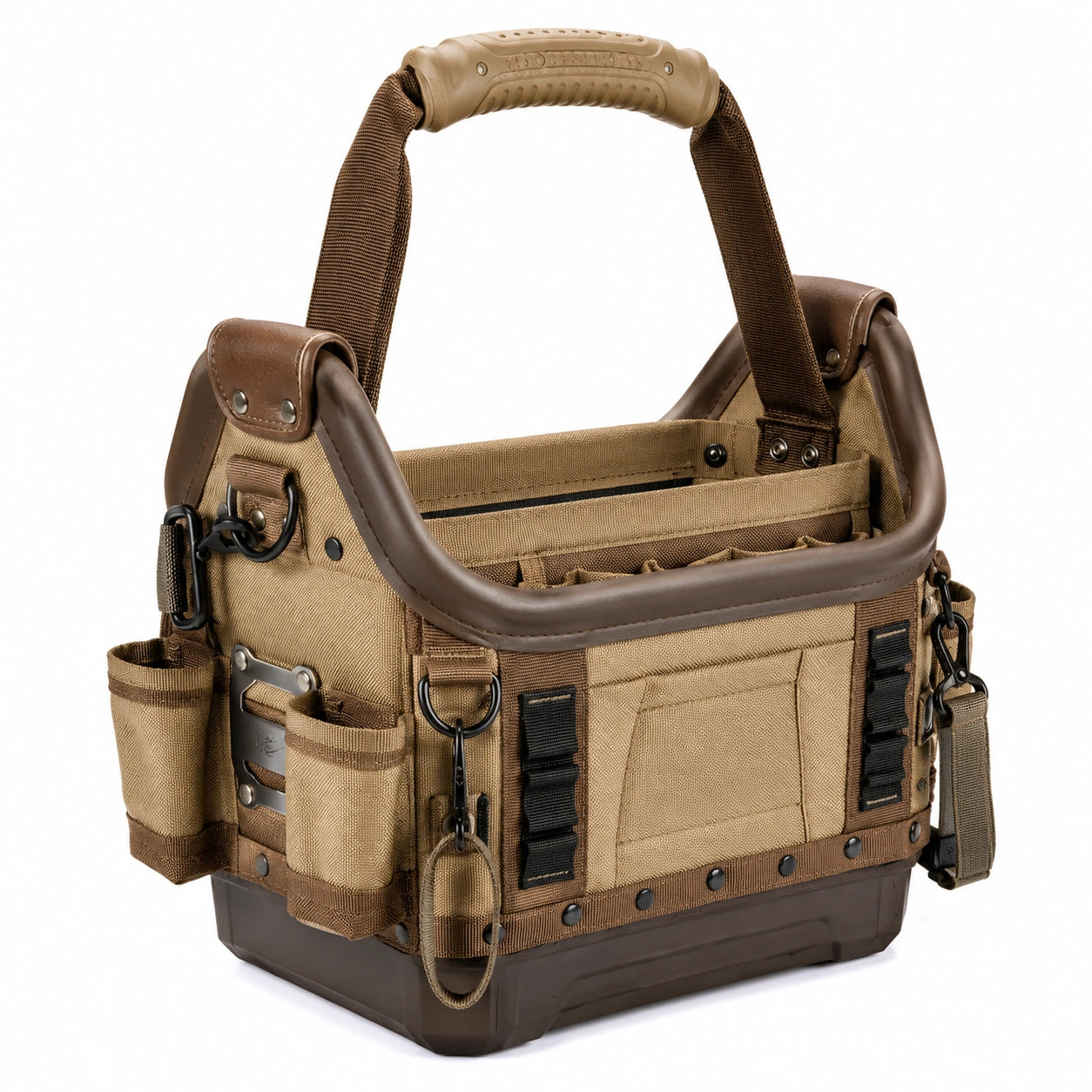Sacoche à outils ouverte marron 25L